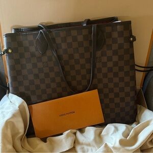 Louis Vuitton Neverful in Box and protector bag